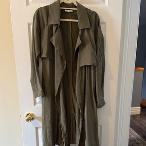 Dex Olive Women's Trench Coat